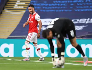 Arsenal V Manchester City - FA Cup Semi-Final 2019-20 Prints: Aubameyang's FA Cup Heroics: Arsenal Triumphs Over Manchester City