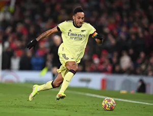Manchester United V Arsenal 2020-21 Prints: Aubameyang's Showdown: Arsenal vs. Manchester United in the Premier League (2020-21)
