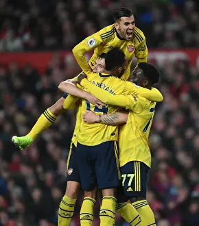 Aubameyang's Stunner: Arsenal's Dramatic Comeback Win Against Manchester United in the Premier League, 2019-20