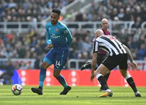 Newcastle United V Arsenal 2017-18 Prints: Aubameyang's Thrilling Goal: Arsenal's Victory at Newcastle (2017-18)