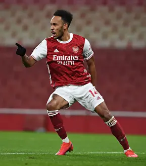 Arsenal V Southampton 2020-21 Prints: Aubameyang's Winning Goal: Arsenal Secures Premier League Victory over Southampton