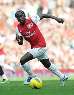 Images Dated 26th February 2012: Bacary Sagna in Action: Arsenal vs. Tottenham, Premier League 2011-12