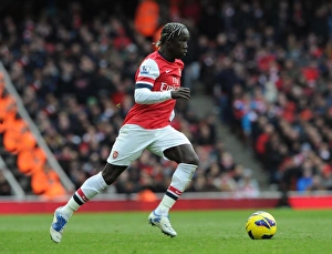 Bacary Sagna in Action: Arsenal vs. Queens Park Rangers, Premier League 2012-13