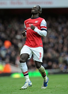 Bacary Sagna in Action: Arsenal vs. Queens Park Rangers, Premier League 2012-13