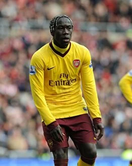 Images Dated 9th February 2013: Bacary Sagna in Action: Arsenal vs. Sunderland, Premier League 2012-13