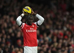 Images Dated 8th December 2012: Bacary Sagna in Action: Arsenal vs West Bromwich Albion, Premier League 2012-13