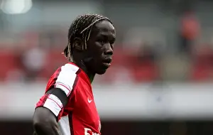 Arsenal V Athletico Madrid 2009-10 Prints: Bacary Sagna in Action: Arsenal's Victory over Atletico Madrid
