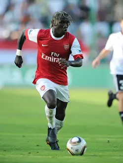 Legia Warsaw V Arsenal 2010-11 Prints: Bacary Sagna in Action: Arsenal's Victory over Legia Warsaw (5-6)