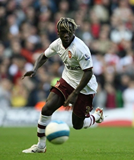 Bacary Sagna in Action: Liverpool vs Arsenal, Barclays Premier League, 2022