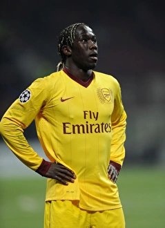 AC Milan v Arsenal 2011-12 Collection: Bacary Sagna (Arsenal). AC Milan 4: 0 Arsenal. UEFA Champions League. First Knock Out Round 1st Leg