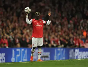 Bacary Sagna (Arsenal). Arsenal 0: 2 Bayern Munich. UEFA Champions League. Round of 16, 1st Leg