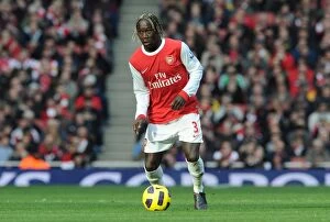Arsenal v Newcastle United 2010-11 Collection: Bacary Sagna (Arsenal). Arsenal 0: 1 Newcastle United, Barclays Premier League