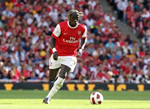 Arsenal v AC Milan 2010-11 Collection: Bacary Sagna (Arsenal). Arsenal 1: 1 AC Milan. Emirates Cup Pre Season. Emirates Stadium