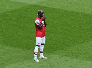 Arsenal V Manchester United 2012-13 Prints: Bacary Sagna (Arsenal). Arsenal 1: 1 Manchester United