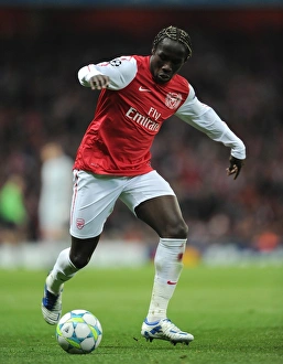 Arsenal V AC Milan 2011-12 Prints: Bacary Sagna (Arsenal). Arsenal 3: 0 AC Milan