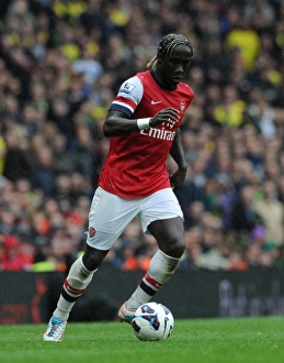 Arsenal V Norwich City 2012-13 Prints: Bacary Sagna (Arsenal). Arsenal 3: 1 Norwich City