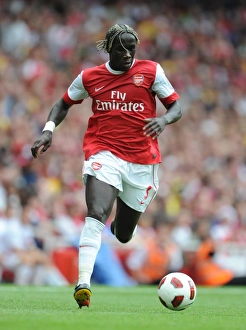 Arsenal V Celtic 2010-11 Prints: Bacary Sagna (Arsenal). Arsenal 3: 2 Celtic. Emirates Cup, pre season. Emirates Stadium