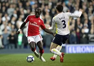 Images Dated 14th April 2010: Bacary Sagna (Arsenal) Gareth Bale (Tottenham). Tottenham Hotspur 2: 1 Arsenal