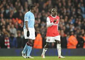 Bacary Sagna (Arsenal) Kolo Toure (Man City). Arsenal 0: 0 Manchester City