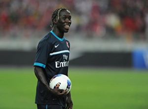 Malaysia XI V Arsenal Prints: Bacary Sagna (Arsenal). Malaysia XI 0: 4 Arsenal, Bukit Jalil Stadium, Kuala Lumpur
