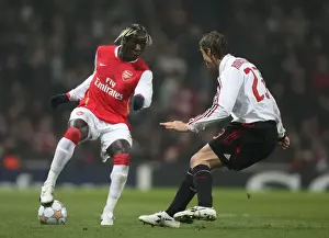 Bacary Sagna (Arsenal) Massimo Ambrosini (AC Milan)