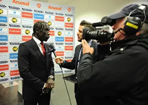 Arsenal V Southampton 2013-14 Prints: Bacary Sagna: Arsenal Star's Pre-Match Interview Before Arsenal vs Southampton (2013-14)
