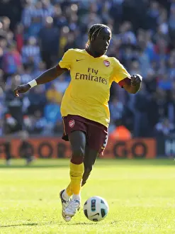 WBA V Arsenal 2010-11 Prints: Bacary Sagna (Arsenal). West Bromwich Albion 2: 2 Arsenal, Barclays Premier League