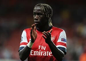 Uefa Champions Laegue Collection: Bacary Sagna: Arsenal's Defensive Hero in the 2013-14 Champions League Play-offs Against Fenerbahce