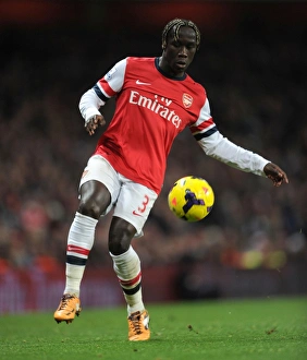Arsenal V Southampton 2013-14 Prints: Bacary Sagna: Arsenal's Defensive Hero in Arsenal vs. Southampton (2013-14)