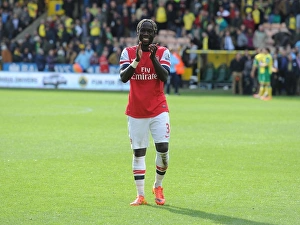 Norwich City V Arsenal 2013-14 Prints: Bacary Sagna Bids Farewell: Norwich City vs. Arsenal, Premier League 2013-14