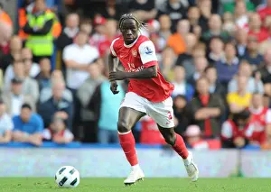 Chelsea V Arsenal 2010-11 Prints: Bacary Sagna Faces Off Against Chelsea at Stamford Bridge in a 2-0 Premier League Battle