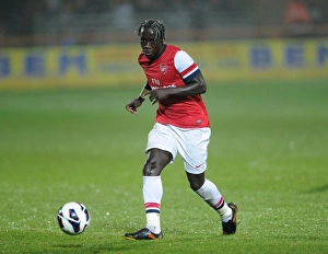 Arsenal U21 V Reading U21 2012-13 Prints: Bacary Sagna Leads Arsenal U21 Against Reading U21, 2012