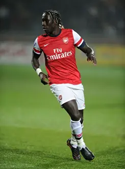 Arsenal U21 V Reading U21 2012-13 Prints: Bacary Sagna Leads Arsenal U21 Against Reading U21 in Barclays Premier League Action, 2012