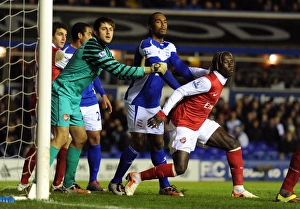 Images Dated 1st January 2011: Bacary Sagna and Lucasz Fabianski (Arsenal) Cameron Jerome (Birmingham)
