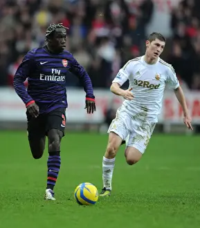 Bacary Sagna Outmaneuvers Ben Davies: Swansea vs Arsenal FA Cup Clash