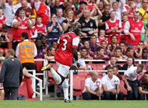 Bacary Sagna scores Arsenals 2nd goal. Arsenal 3: 2 Celtic. Emirates Cup Pre Season