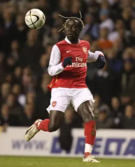 Tottenham V Arsenal Carling Cup Prints: Bacary Sagna's Defiant Performance: Arsenal's 5:1 Loss to Tottenham - Carling Cup Semi-Final