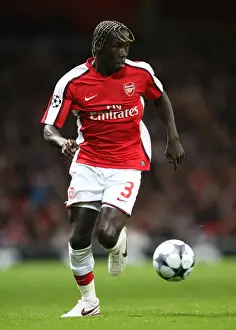 Arsenal V FC Porto 2008-09 Prints: Bacary Sagna's Leading Performance: Arsenal's 4-0 Victory Over FC Porto in Champions League