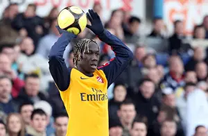 Cardiff City V Arsenal FA Cup Prints: Bacary Sagna's Unyielding Defense: The 0-0 Stalemate at Cardiff City in Arsenal's FA Cup Battle
