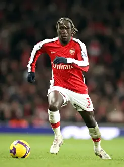 Arsenal V Wigan 2008-9 Prints: Bacary Sagna's Victory: Arsenal 1-0 Wigan Athletic, Barclays Premier League, 6/12/08