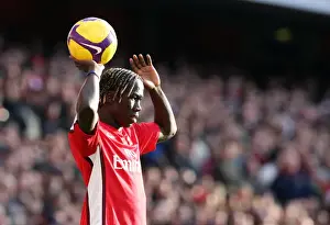 Bacary Sagna's Victory: Arsenal 2-1 Manchester United, Barclays Premier League, Emirates Stadium (8/11/08)