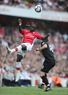 Images Dated 24th April 2010: Bacvary Sagna (Arsenal) Wayne Bridge (Man City). Arsenal 0: 0 Manchester City
