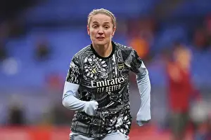 Liverpool Women V Arsenal Women 2023-24 Prints: Barclays Super League Showdown: Kim Little Prepares for Arsenal Women vs Liverpool Women Clash
