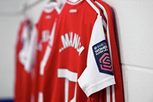 Images Dated 21st May 2023: Barclays Women's Super League Showdown: A Closer Look at Arsenal and Chelsea Team Badges