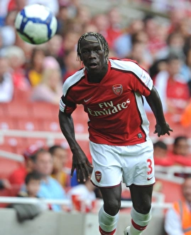 Arsenal V Athletico Madrid 2009-10 Prints: Bascary Sanga (Arsenal)
