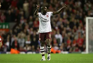 Liverpool V Arsenal 2007-8 Prints: The Battle of Anfield: William Gallas Stands Firm in Arsenal's 1-1 Draw Against Liverpool
