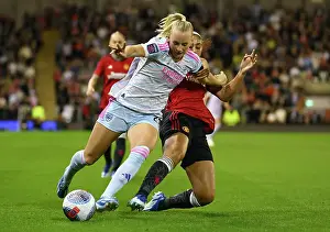 Manchester United Women V Arsenal Women 2023-24 Prints: Battle in the Barclays Women's Super League: Manchester United vs Arsenal FC