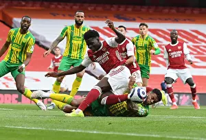 Empty Battle: Bukayo Saka vs. Darnell Furlong - Arsenal vs. West Bromwich Albion (2020-21)