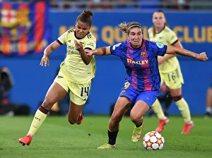 Barcelona V Arsenal Women 2021-22 Prints: Battle of Champions: Barcelona vs. Arsenal Women's FC - UEFA Champions League