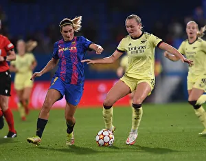 Barcelona V Arsenal Women 2021-22 Prints: Battle of Champions: FC Barcelona vs